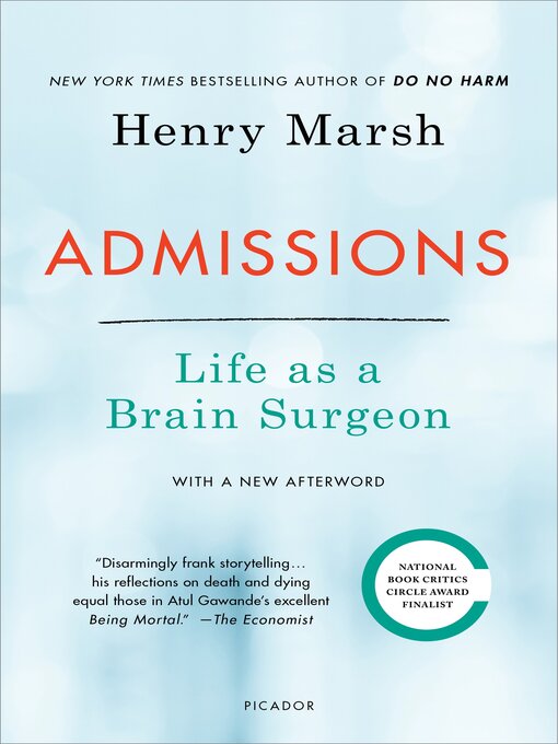 Title details for Admissions by Henry Marsh - Wait list